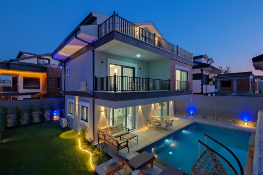 Villa Day 2 - Ege, Muğla, Fethiye, Seydikemer - Deniz manzaralı tatil villası