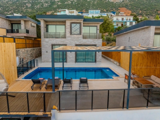 Villa Meris 2 - Akdeniz, Antalya, Kaş, Kalkan / Kördere - Deniz manzaralı tatil villası