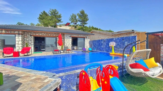 Villa Noa 1 - Akdeniz, Antalya, Kaş, Kalkan / Üzümlü - Deniz manzaralı tatil villası