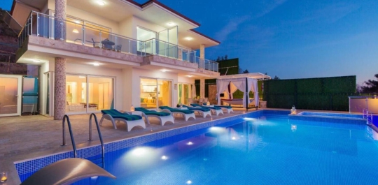 Villa Alvin - Akdeniz, Antalya, Kaş, kalkan / İslamlar - Deniz manzaralı tatil villası