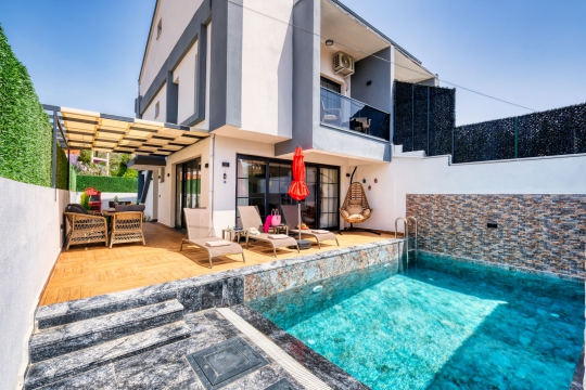 Villa Durak 2 - Ege, Muğla, Fethiye, Karagedik - Deniz manzaralı tatil villası