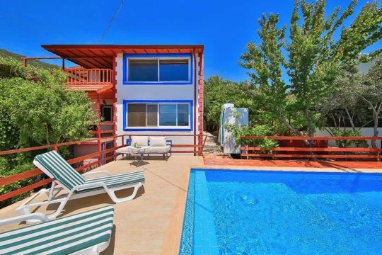 Villa Hermosa 1 - Akdeniz, Antalya, Kaş, Çukurbağ - Deniz manzaralı tatil villası