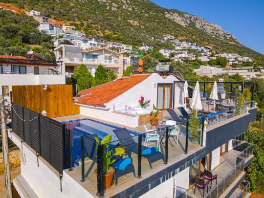 Villa Damla - Akdeniz, Antalya, Kaş, Kalkan / Kördere - Deniz manzaralı tatil villası